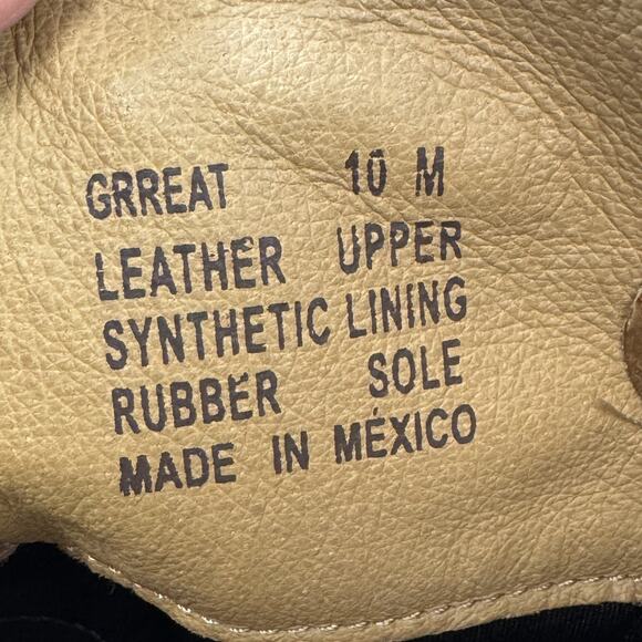 Steve Madden Classic Western Style Tan Cognac Leather Scrunched Slouchy 10 M - Picture 4 of 9